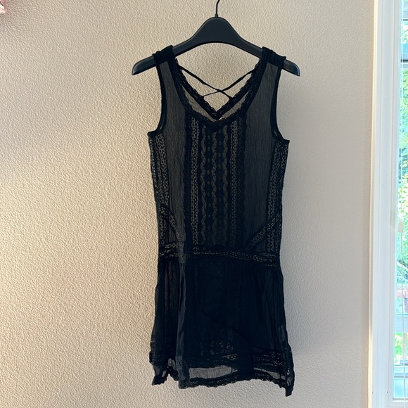 Aritzia Black Silk Lace Top in XS - Picture 9 of 9